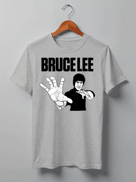 Заказать мужскую футболку в Москве. Футболка классическая Bruce Lee от Leichenwagen - готовые дизайны и нанесение принтов.