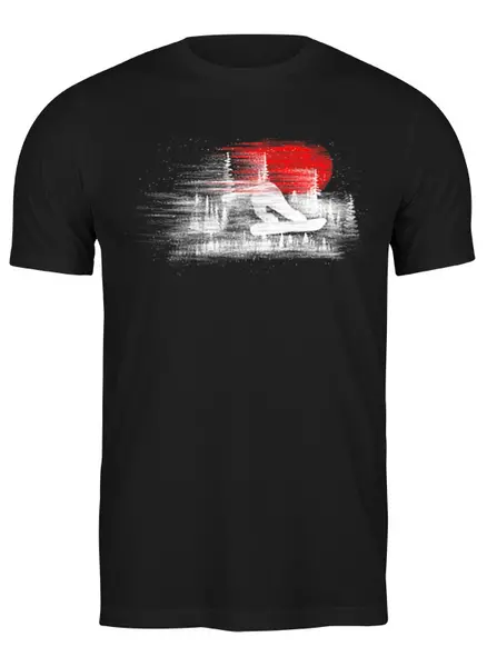 Заказать мужскую футболку в Москве. Футболка классическая Snow Wind от oneredfoxstore@gmail.com - готовые дизайны и нанесение принтов.