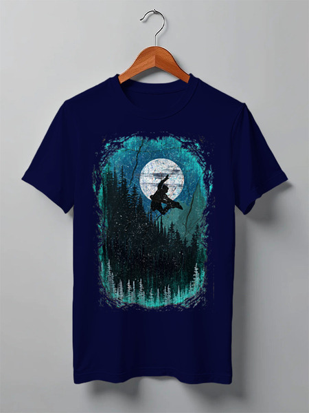 Заказать мужскую футболку в Москве. Футболка классическая Vintage Ride от oneredfoxstore@gmail.com - готовые дизайны и нанесение принтов.