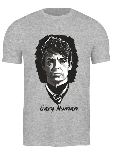 Заказать мужскую футболку в Москве. Футболка классическая Gary Numan от OEX design - готовые дизайны и нанесение принтов.
