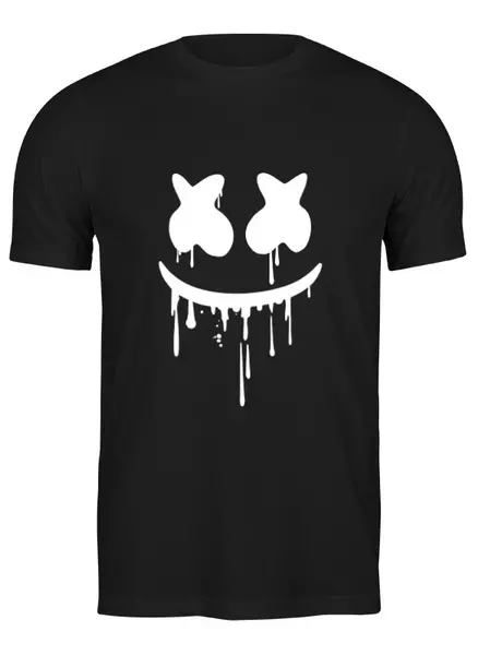 Заказать мужскую футболку в Москве. Футболка классическая MARSHMELLO | МАРШМЕЛЛО от weeert - готовые дизайны и нанесение принтов.