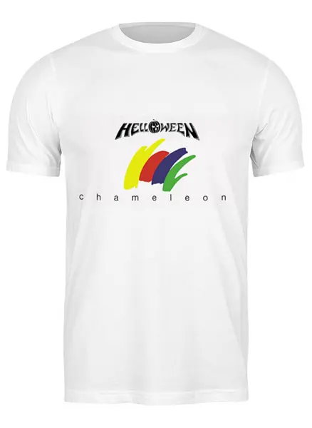 Заказать мужскую футболку в Москве. Футболка классическая Helloween от Fedor - готовые дизайны и нанесение принтов.