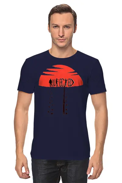 Заказать мужскую футболку в Москве. Футболка классическая Zombies от oneredfoxstore@gmail.com - готовые дизайны и нанесение принтов.