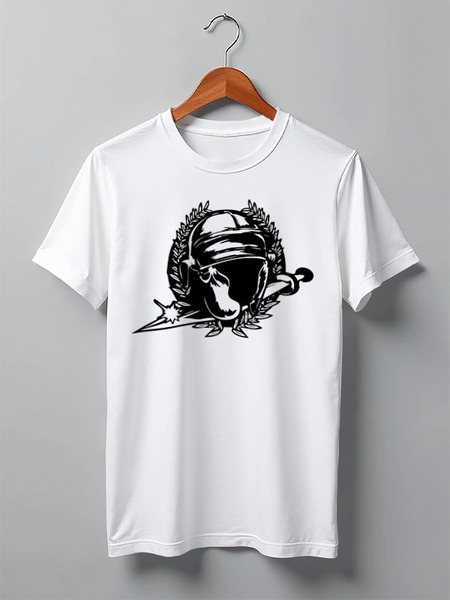 Заказать мужскую футболку в Москве. Футболка классическая Roman Empire от shop-viking - готовые дизайны и нанесение принтов.