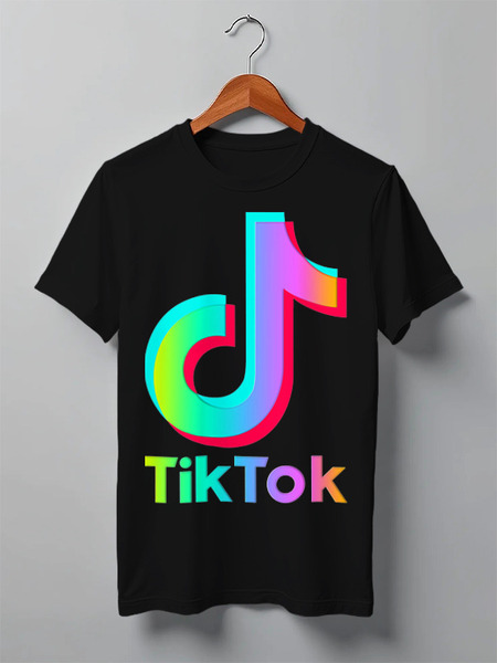 Заказать мужскую футболку в Москве. Футболка классическая TIK TOK (Tik Tok video) от vista12761@rambler.ru - готовые дизайны и нанесение принтов.