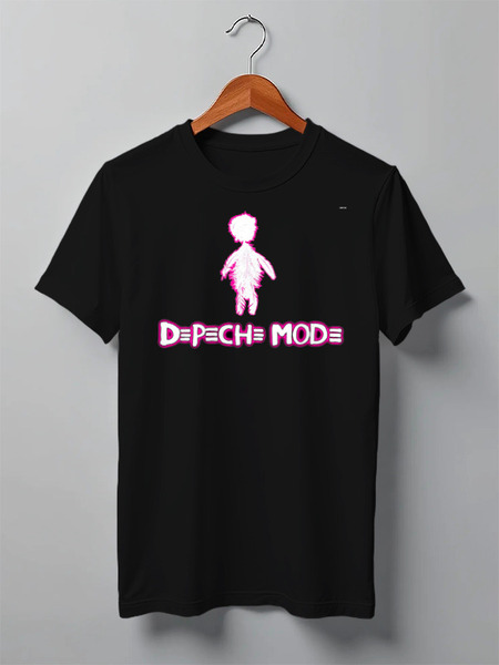 Заказать мужскую футболку в Москве. Футболка классическая Depeche Mode от Leichenwagen - готовые дизайны и нанесение принтов.