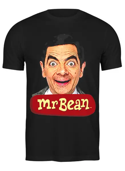 Заказать мужскую футболку в Москве. Футболка классическая Mr.Bean от Leichenwagen - готовые дизайны и нанесение принтов.