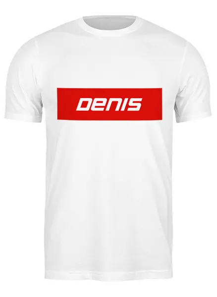 Заказать мужскую футболку в Москве. Футболка классическая Denis от THE_NISE  - готовые дизайны и нанесение принтов.