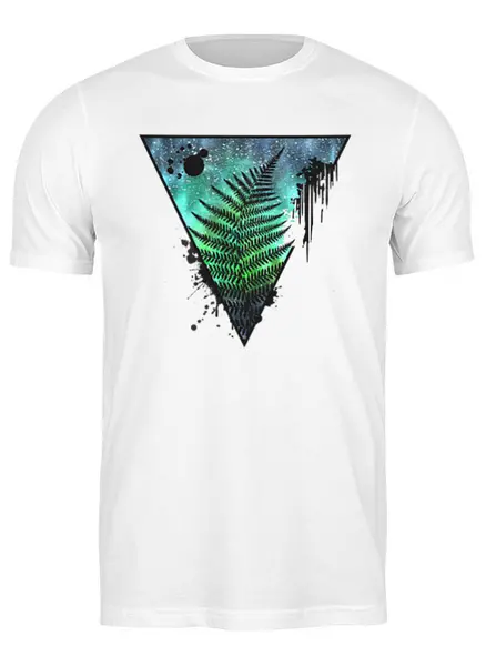 Заказать мужскую футболку в Москве. Футболка классическая  Fern Colors от oneredfoxstore@gmail.com - готовые дизайны и нанесение принтов.