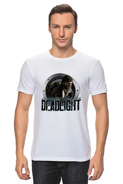 Заказать мужскую футболку в Москве. Футболка классическая  Deadlight от THE_NISE  - готовые дизайны и нанесение принтов.