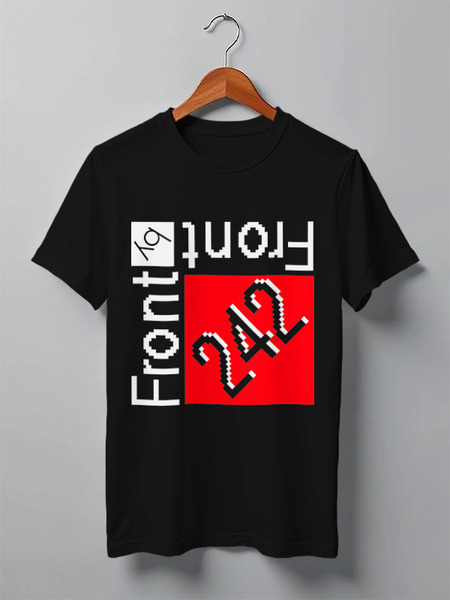 Заказать мужскую футболку в Москве. Футболка классическая Front 242 / Front by Front от OEX design - готовые дизайны и нанесение принтов.