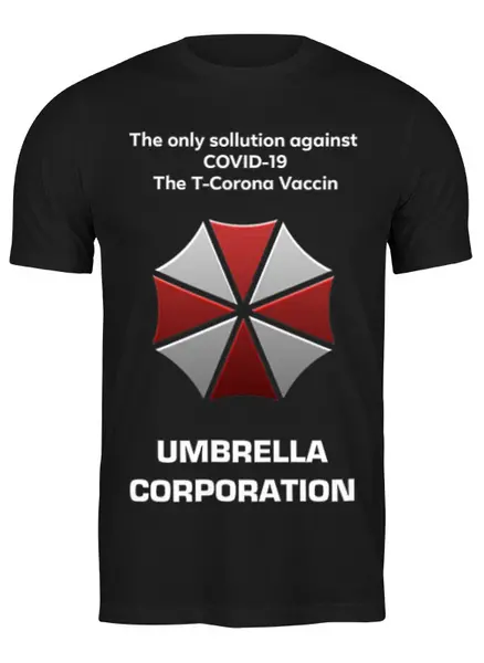 Заказать мужскую футболку в Москве. Футболка классическая UMBRELLA ACADEMY от robus - готовые дизайны и нанесение принтов.