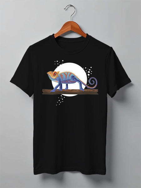 Заказать мужскую футболку в Москве. Футболка классическая Animals от oneredfoxstore@gmail.com - готовые дизайны и нанесение принтов.