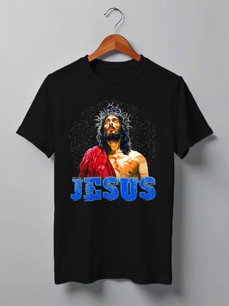 Заказать мужскую футболку в Москве. Футболка классическая ✟JESUS CHRIST✟ от balden - готовые дизайны и нанесение принтов.