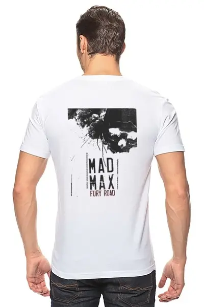Заказать мужскую футболку в Москве. Футболка классическая Mad Max / Безумный Макс от KinoArt - готовые дизайны и нанесение принтов.