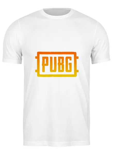 Заказать мужскую футболку в Москве. Футболка классическая игра PUBG от THE_NISE  - готовые дизайны и нанесение принтов.