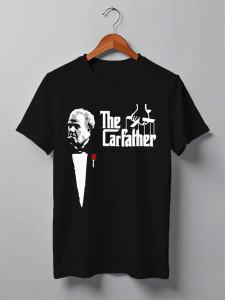 Заказать мужскую футболку в Москве. Футболка классическая The Carfather от Павел Павел - готовые дизайны и нанесение принтов.