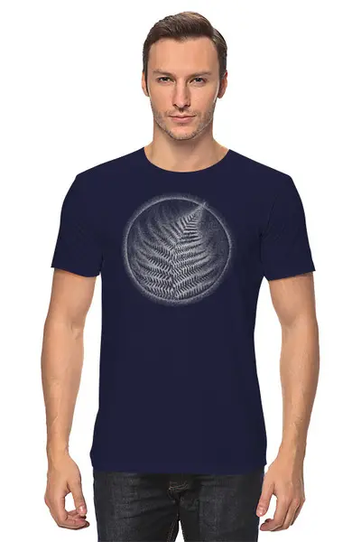 Заказать мужскую футболку в Москве. Футболка классическая Fern Spirit от oneredfoxstore@gmail.com - готовые дизайны и нанесение принтов.