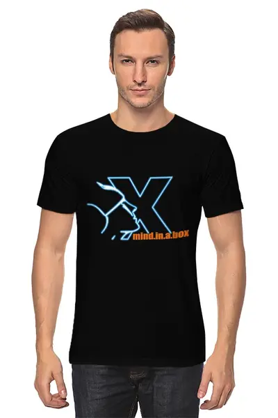 Заказать мужскую футболку в Москве. Футболка классическая mind.in.a.box / Face Logo от OEX design - готовые дизайны и нанесение принтов.