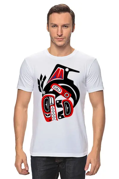 Заказать мужскую футболку в Москве. Футболка классическая Orcinus Orca от orca - готовые дизайны и нанесение принтов.