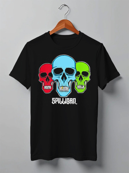 Заказать мужскую футболку в Москве. Футболка классическая Skull Art от Leichenwagen - готовые дизайны и нанесение принтов.