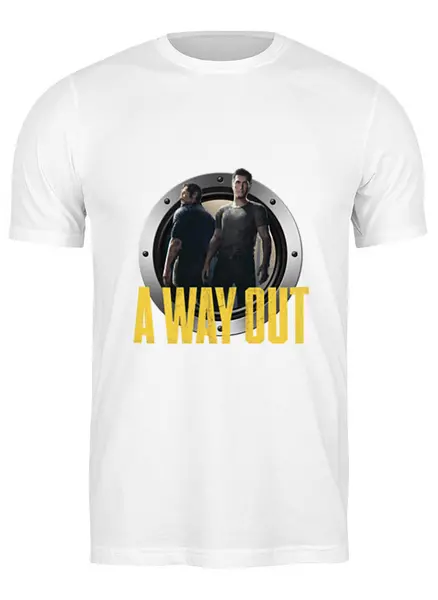 Заказать мужскую футболку в Москве. Футболка классическая A Way Out от THE_NISE  - готовые дизайны и нанесение принтов.