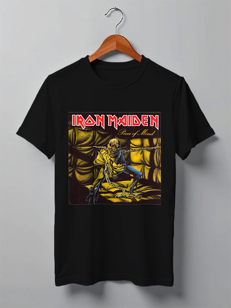 Заказать мужскую футболку в Москве. Футболка классическая Iron Maiden от Fedor - готовые дизайны и нанесение принтов.