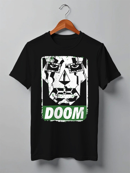 Заказать мужскую футболку в Москве. Футболка классическая MF Doom от skynatural - готовые дизайны и нанесение принтов.