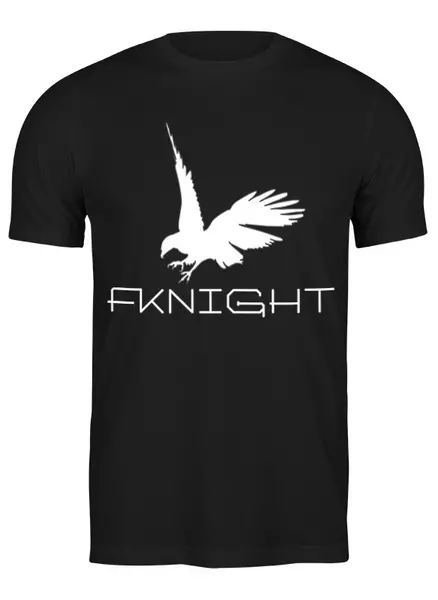 Заказать мужскую футболку в Москве. Футболка классическая FKNIGHTS от Saisei  - готовые дизайны и нанесение принтов.