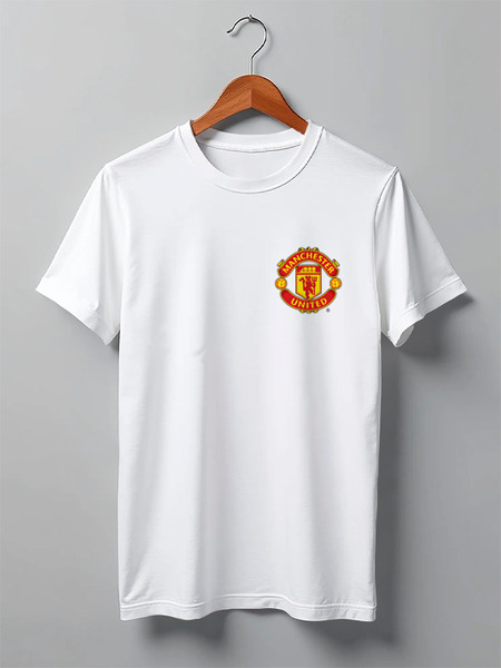 Заказать мужскую футболку в Москве. Футболка классическая Manchester United от Printio - готовые дизайны и нанесение принтов.