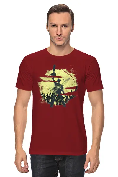Заказать мужскую футболку в Москве. Футболка классическая Zombies от oneredfoxstore@gmail.com - готовые дизайны и нанесение принтов.