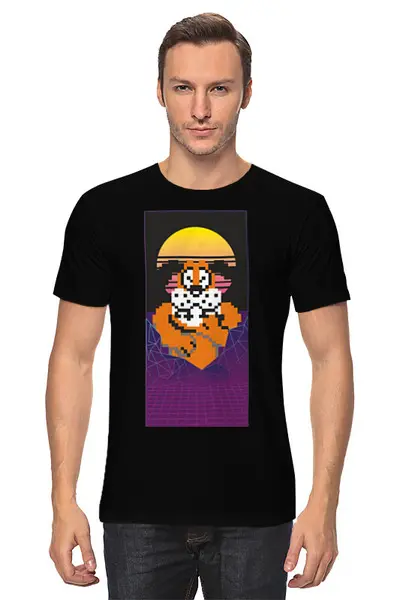 Заказать мужскую футболку в Москве. Футболка классическая Duck hunt от Петр Куренной - готовые дизайны и нанесение принтов.