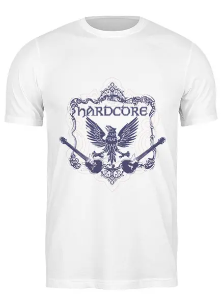 Заказать мужскую футболку в Москве. Футболка классическая Hardcore от valezar - готовые дизайны и нанесение принтов.
