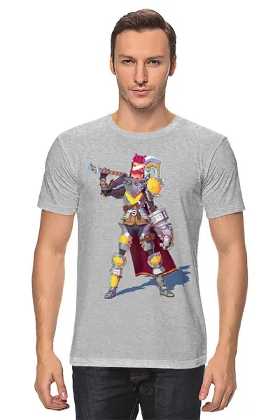 Заказать мужскую футболку в Москве. Футболка классическая Рыцарь от alex1kovalev@yandex.ru - готовые дизайны и нанесение принтов.