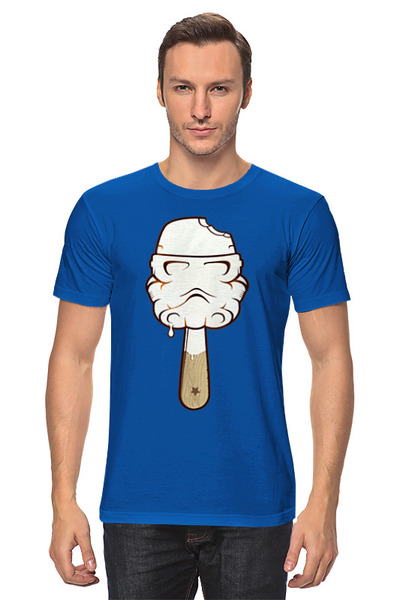 Заказать мужскую футболку в Москве. Футболка классическая Trooper ice cream от skynatural - готовые дизайны и нанесение принтов.