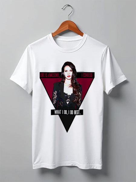 Заказать мужскую футболку в Москве. Футболка классическая Lana Del Rey - Ultraviolence Era  от calipsia_v. - готовые дизайны и нанесение принтов.