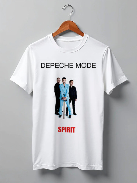 Заказать мужскую футболку в Москве. Футболка классическая Depeche Mode 2017 от Fedor - готовые дизайны и нанесение принтов.