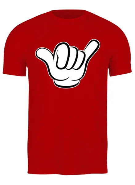 Заказать мужскую футболку в Москве. Футболка классическая Hand Design от balden - готовые дизайны и нанесение принтов.