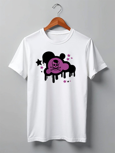 Заказать мужскую футболку в Москве. Футболка классическая emo logo от Александра Кеда - готовые дизайны и нанесение принтов.