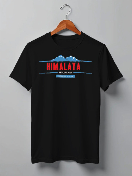 Заказать мужскую футболку в Москве. Футболка классическая Mountains от oneredfoxstore@gmail.com - готовые дизайны и нанесение принтов.