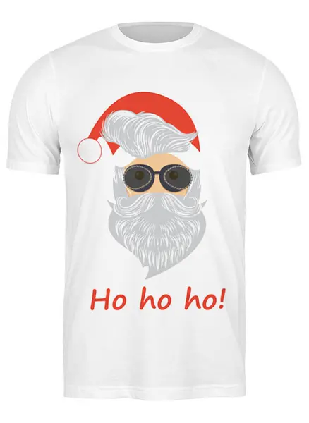 Заказать мужскую футболку в Москве. Футболка классическая Santa от Skylor_Cocks - готовые дизайны и нанесение принтов.