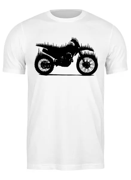Заказать мужскую футболку в Москве. Футболка классическая Enduro от oneredfoxstore@gmail.com - готовые дизайны и нанесение принтов.