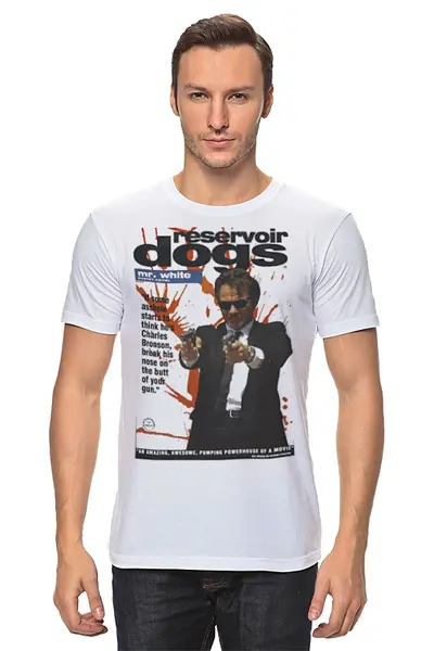 Заказать мужскую футболку в Москве. Футболка классическая Reservoir Dogs от KinoArt - готовые дизайны и нанесение принтов.