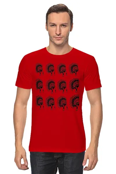 Заказать мужскую футболку в Москве. Футболка классическая Gentit#1 от Pflaume Zitrone - готовые дизайны и нанесение принтов.