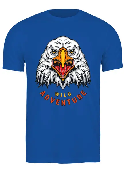 Заказать мужскую футболку в Москве. Футболка классическая Wild Adventure от balden - готовые дизайны и нанесение принтов.