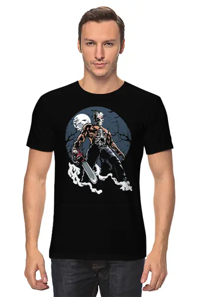 Заказать мужскую футболку в Москве. Футболка классическая Oldschool от oneredfoxstore@gmail.com - готовые дизайны и нанесение принтов.
