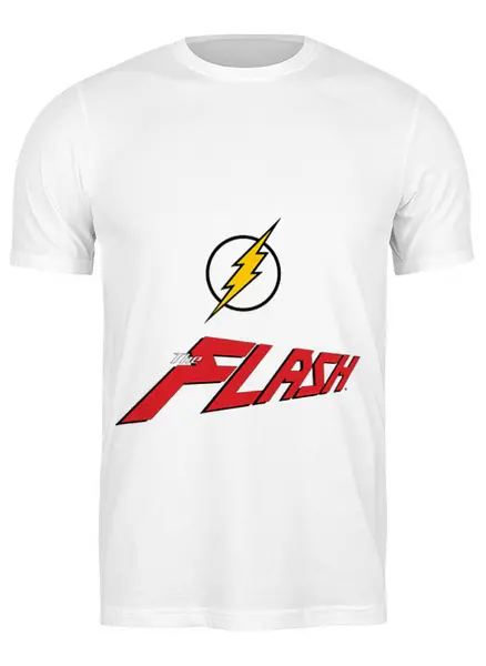 Заказать мужскую футболку в Москве. Футболка классическая Flash_ARSB от ARSBOYZ BRAND - готовые дизайны и нанесение принтов.