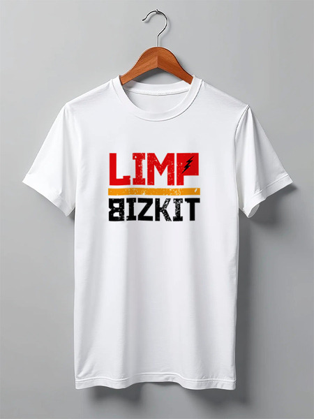 Заказать мужскую футболку в Москве. Футболка классическая Limp Bizkit от BURNSHIRTS - готовые дизайны и нанесение принтов.