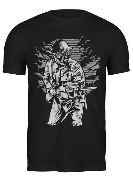 Заказать мужскую футболку в Москве. Футболка классическая Oldschool от oneredfoxstore@gmail.com - готовые дизайны и нанесение принтов.