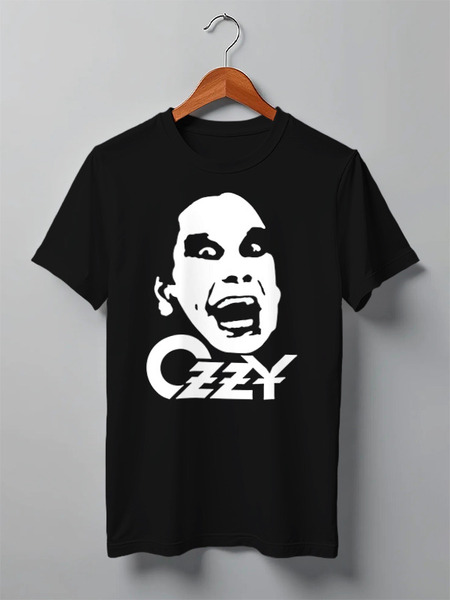 Заказать мужскую футболку в Москве. Футболка классическая Ozzy Osbourne от Leichenwagen - готовые дизайны и нанесение принтов.